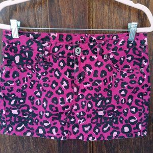 Junior's animal print skirt
